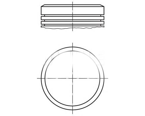 Tłok, komplet do jednego cylindru, STD 3104836000 Yenmak