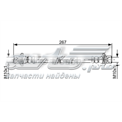 Przewód hamulcowy tylny Subaru Outback (BE, BH)