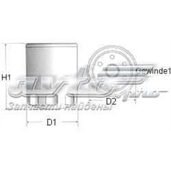 COF103105S Champion filtr oleju