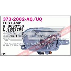 Lampa przeciwmgielna prawa Volvo XC90 