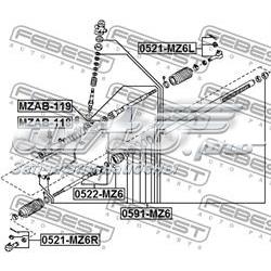 MZAB118 Febest silentblock mocowania maglownicy