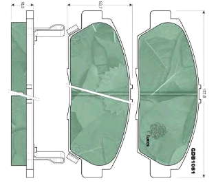 Klocki hamulcowe przednie tarczowe Honda Accord 4 (CB3, CB7)