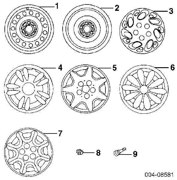 5295011210 Hyundai/Kia nakrętka koła