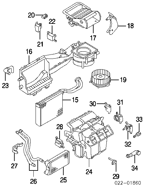 Czujnik temperatury wewnętrznej Volkswagen Transporter T5 (7HB, 7HJ)