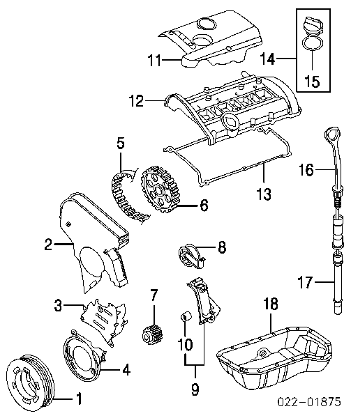 06B103483M VAG uszczelka korka wlewu oleju