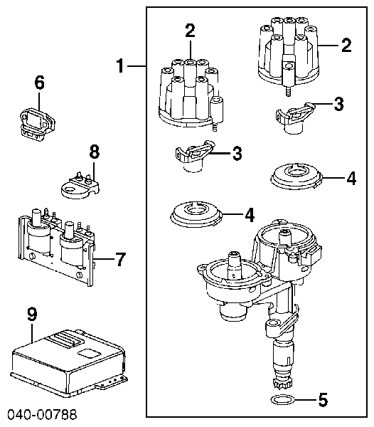 Moduł zapłonowy (komutator) 0227100200 Bosch