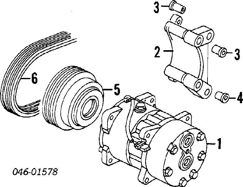 074260849J VAG pas napędowy mechanizmów