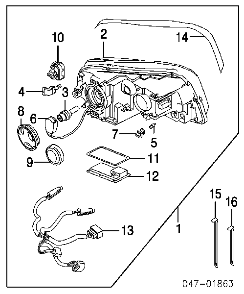 Żarówka ksenonowa 8481 Bosma