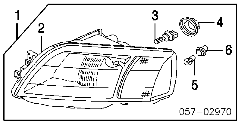 Żarówka halogenowa Mitsubishi Galant (DJ)