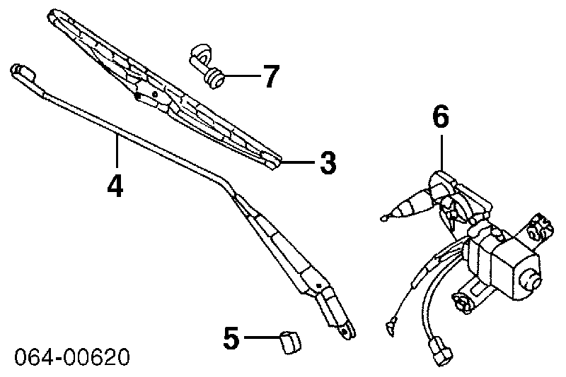 116540 VALEO pióro wycieraczki szyby tylnej