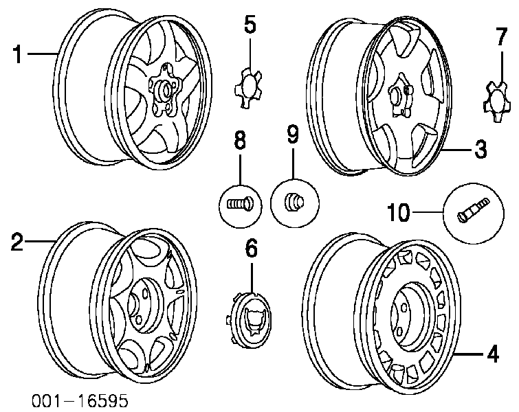 Kapeluszka śruby koła BSG65230005 BSG