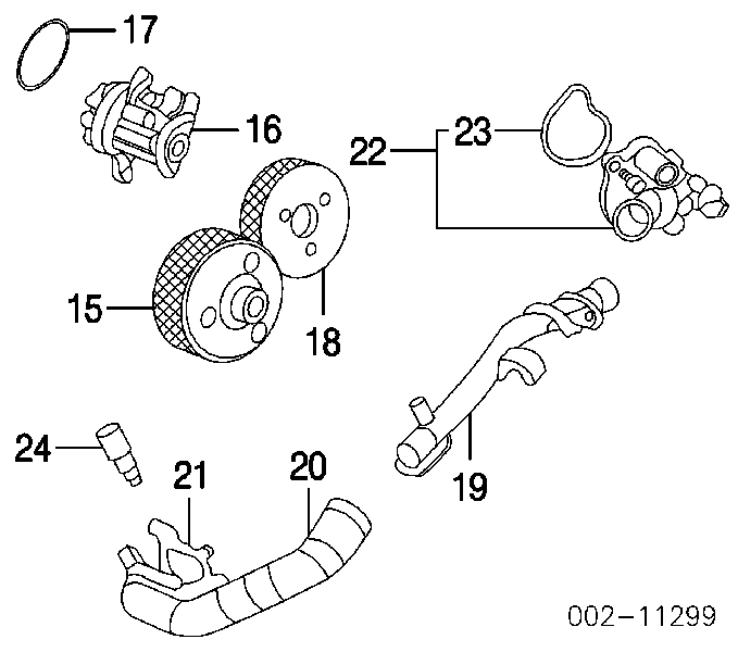 1L5Z8620AC Ford pas napędowy mechanizmów