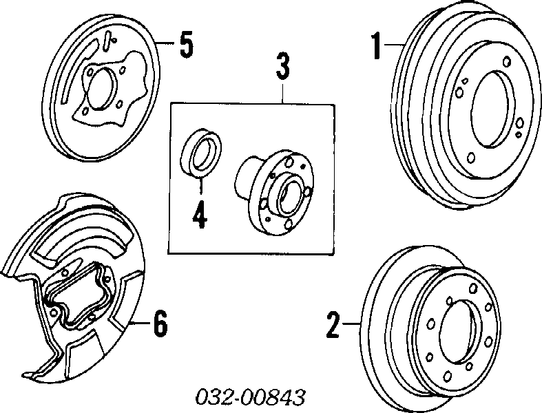 Uszczelniacz piasty tylnej A4836 Musashi