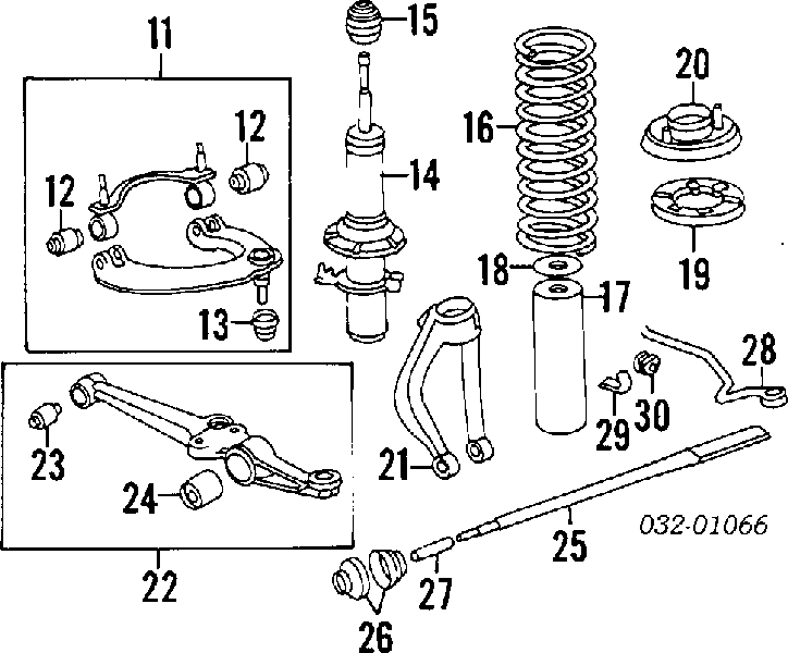 Tuleja stabilizatora przedniego HOBS043 Kautek