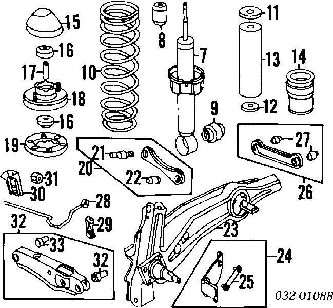 Tuleja stabilizatora tylnego O220920 RBI