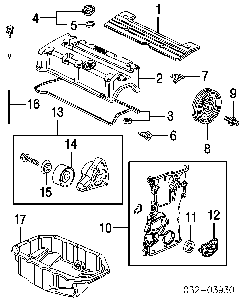 Napinacz paska napędowego Honda Civic VIII TYPE R (FN)