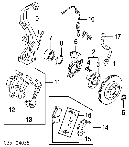 Piasta przednia H53002BTA BTA