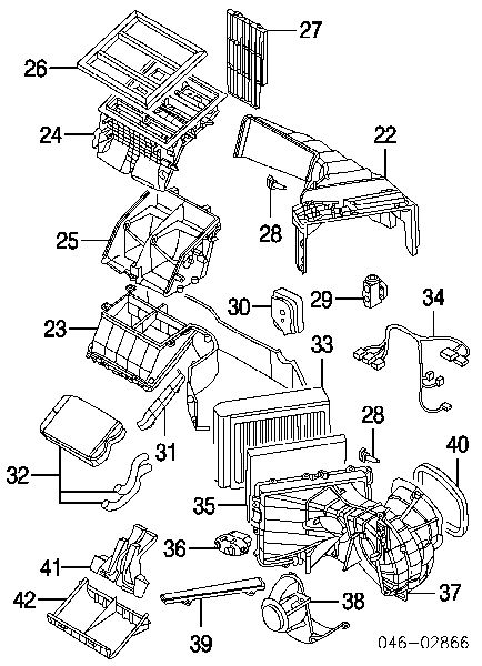 Czujnik temperatury wewnętrznej Volkswagen Transporter T5 (7J)