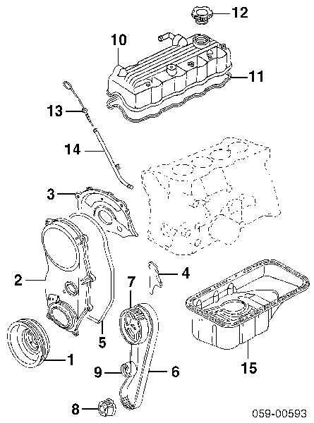 Pasek rozrządu 1987949444 Bosch