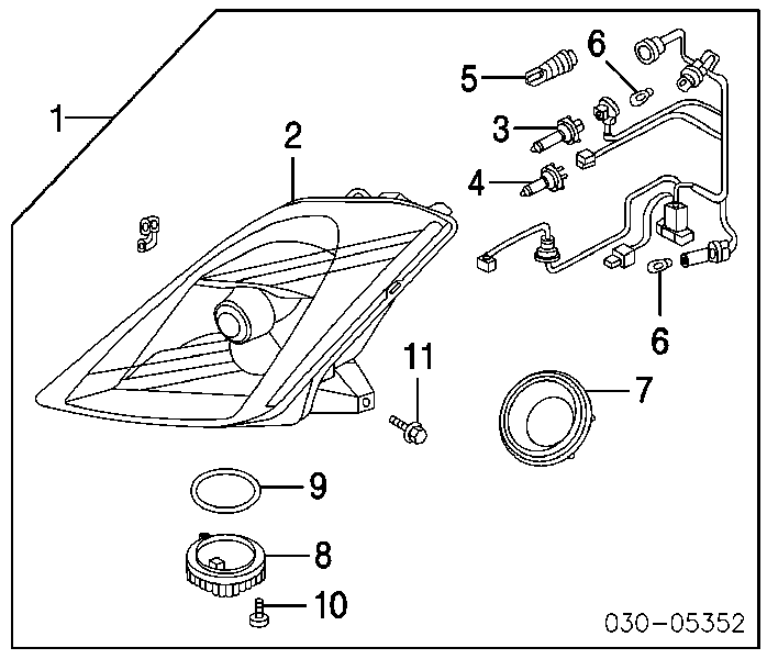 Ksenon, sterownik Subaru Forester (S12, SH)