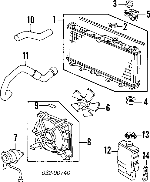 Pokrywa (korek) zbiornika wyrównawczego RC0175 Vernet