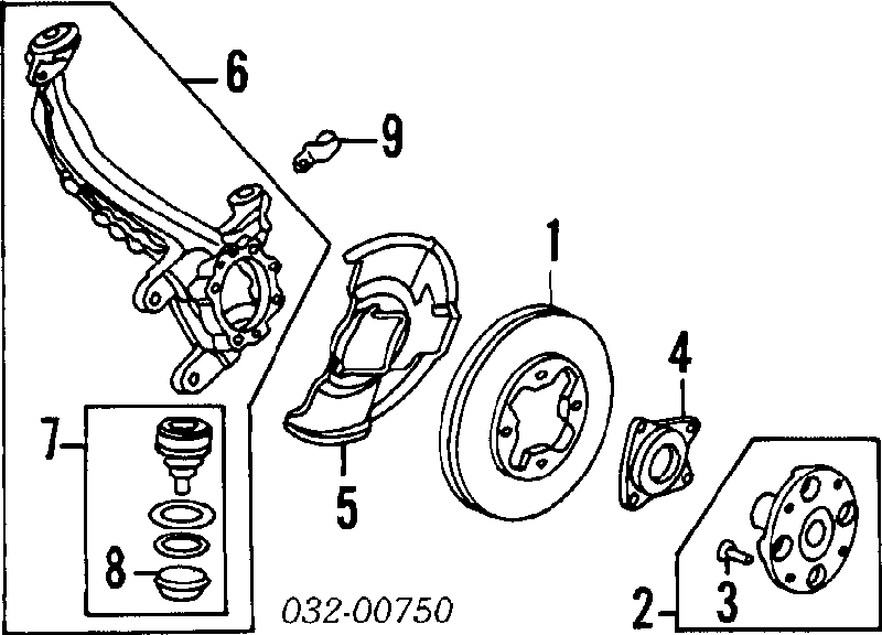 Zacisk hamulcowy przedni lewy D42535C Autofren