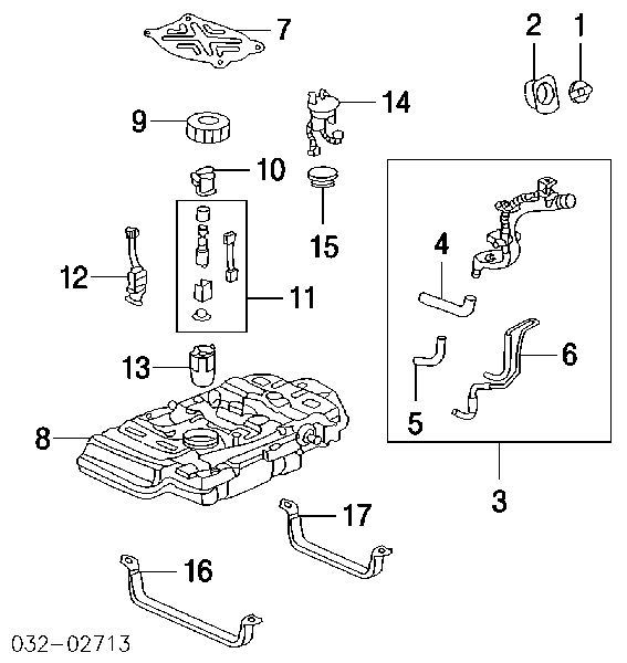 Element-turbina pompy paliwa 313011300148 Magneti Marelli