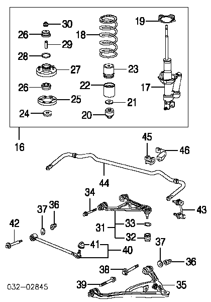 Osłona końcówki kierowniczej HONDA 52362S30003