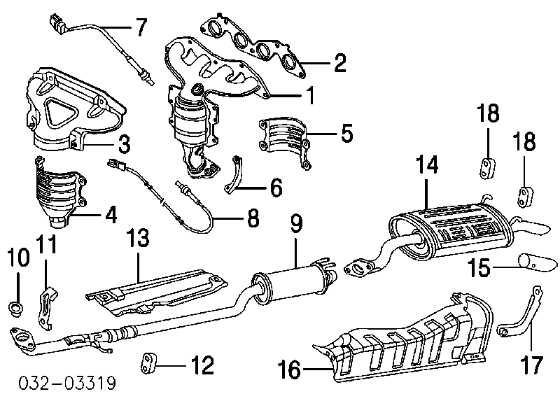 Poduszka mocowania tłumika Honda Civic 5 (EG, EH)