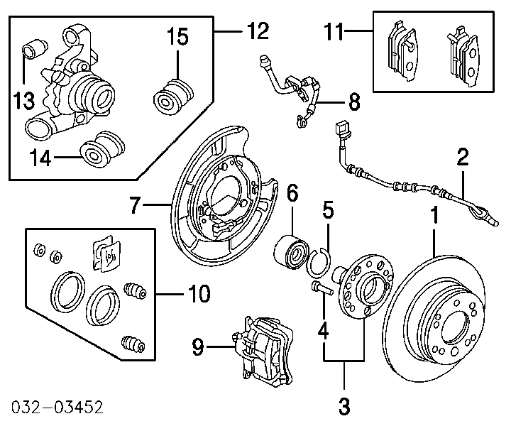 Zacisk hamulcowy tylny prawy CF190608 Trialli