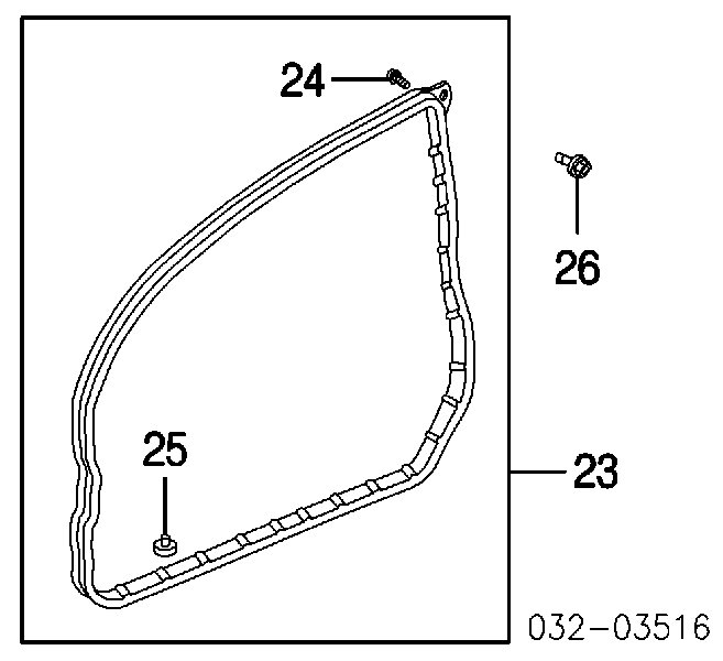 Spinka mocowania nakładek progów 72311S5S003 Honda