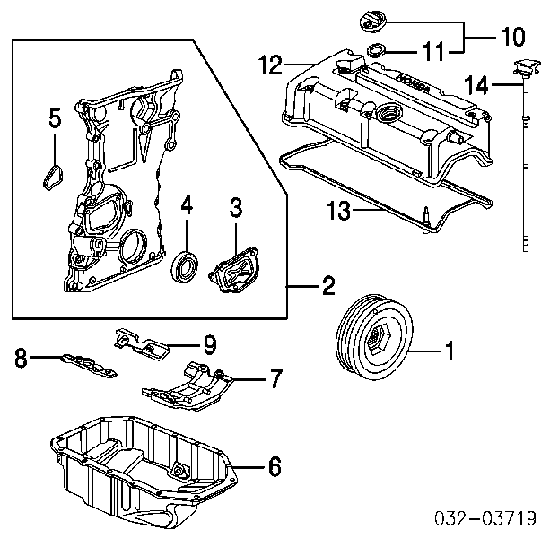 Uszczelka korka wlewu oleju Honda Accord 3 (CA5)