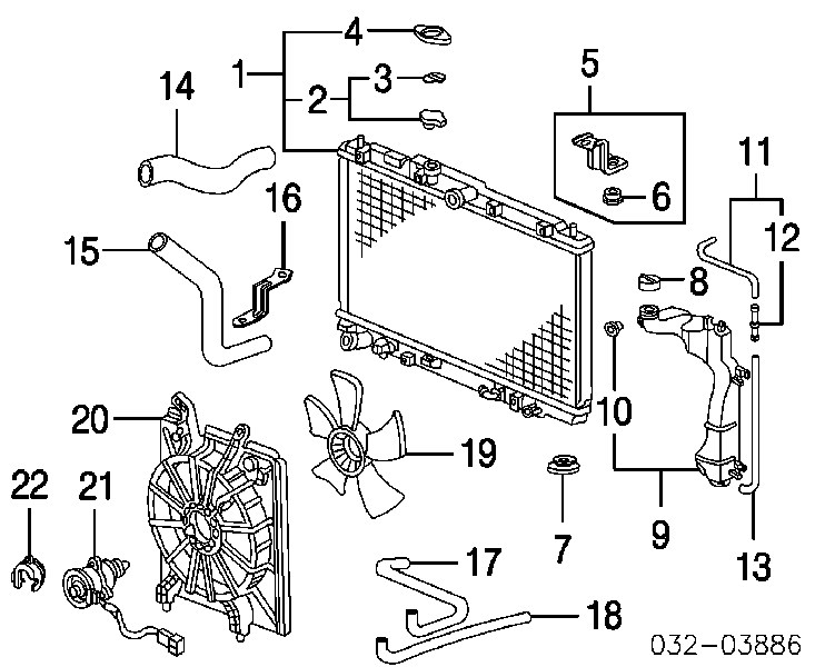 Pokrywa (korek) zbiornika wyrównawczego Honda Accord 3 (CA4, CA5)