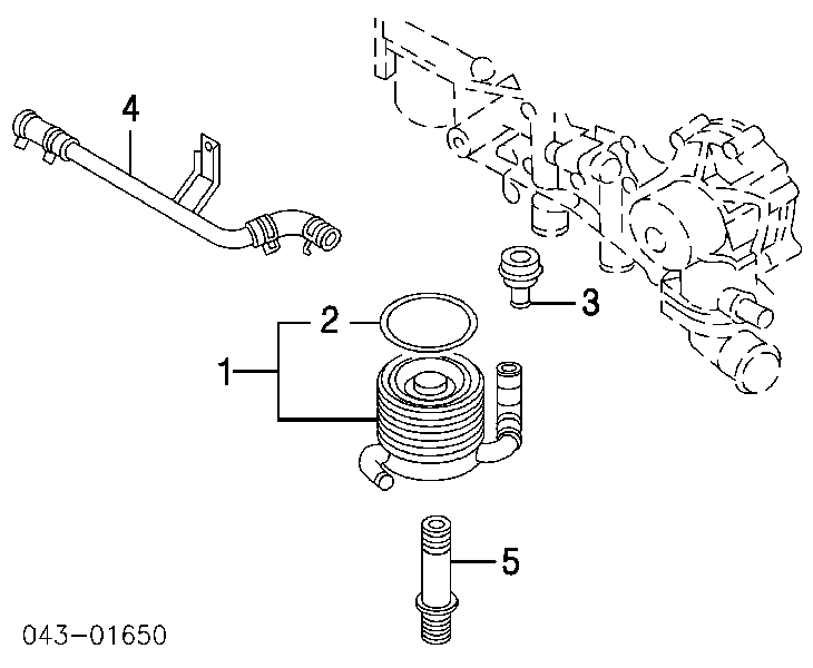 Uszczelka chłodnicy oleju Subaru Forester 3 (S12, SH)