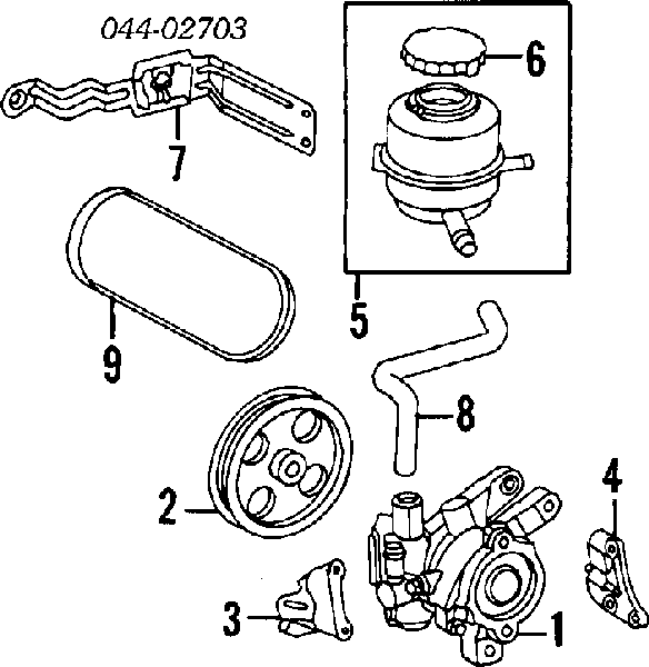 993642091083 Toyota pas napędowy mechanizmów