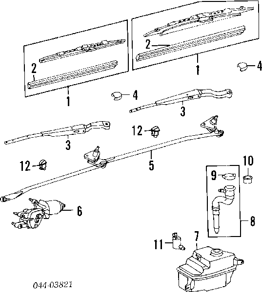 8533020450 Toyota pompka spryskiwacza szyby przedniej