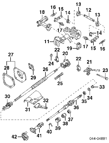 Łożysko kolumny kierowniczej Toyota 4 Runner (N130)