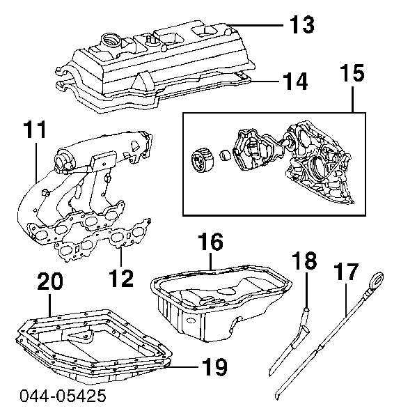 Uszczelka kolektora ssącego Toyota Camry (V2)