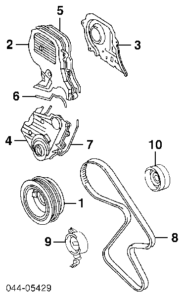 Pasek rozrządu Toyota RAV4 I Cabrio (SXA 10)