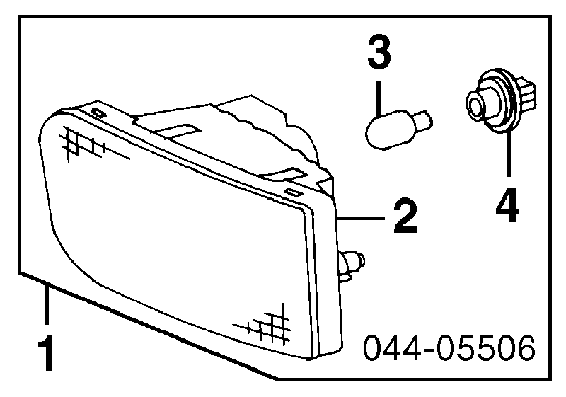 Oprawka żarówki kierunkowskazu Toyota Yaris (P10)