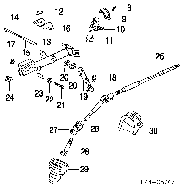 Tuleja kolumny kierowniczej TOYOTA 4527333030