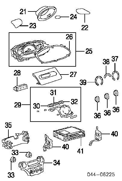 Sterownik trybów ogrzewania/klimatyzacji Toyota Yaris (P10)