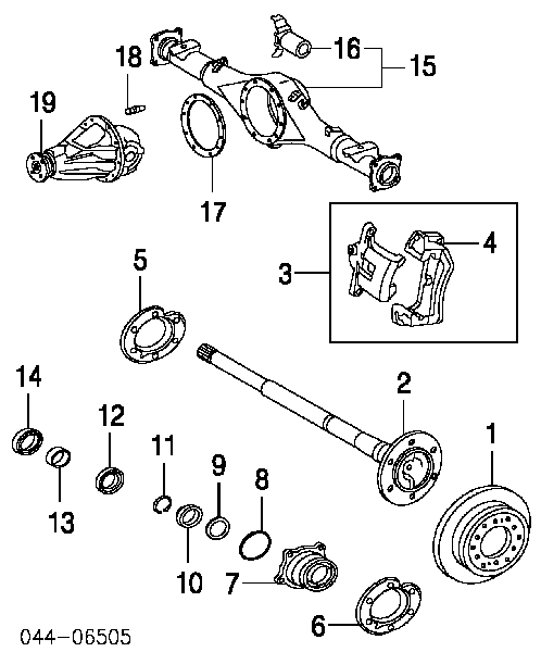 Korek wlewu mostu tylnego/przedniego Toyota Yaris (P10)