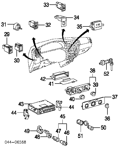 Zapalniczka Toyota RAV4 3 (A3)