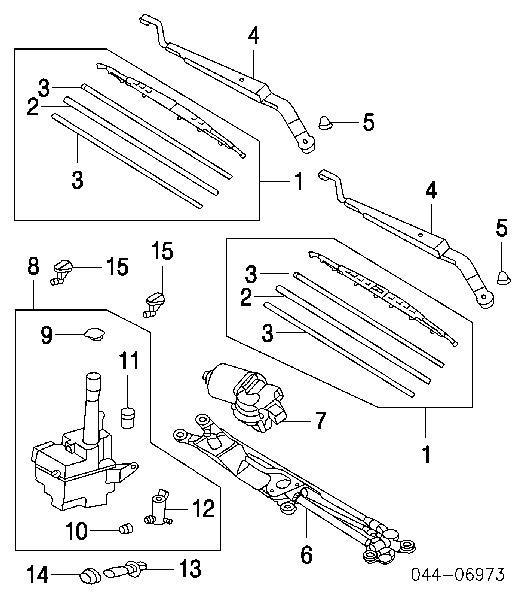 Gumka pióra wycieraczki szyby kierowcy 8521450100 Toyota