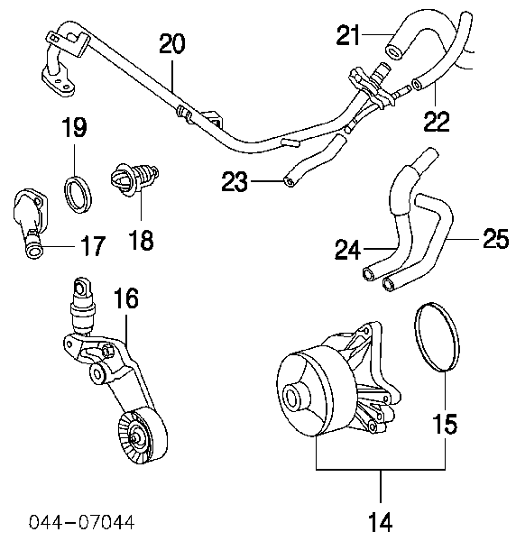 9091603125 Toyota termostat