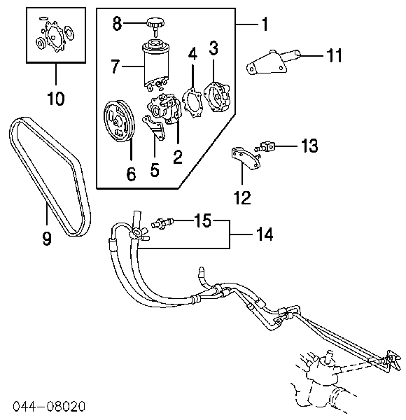 Regulator biegu jałowego Toyota 4 Runner (N130)