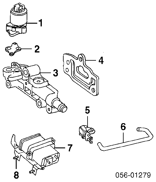 Uszczelka zaworu recyrkulacji EGR 120990 Georg Fisher