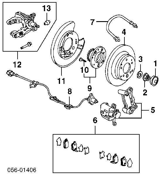 Piasta tylna 9234004K GSP