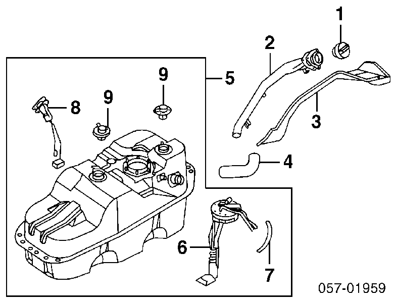 Moduł pompy paliwowej z czujnikiem poziomu paliwa 311102H000 Hyundai/Kia